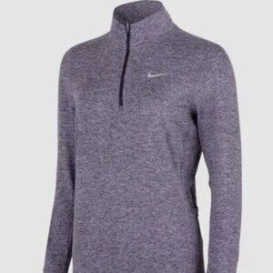 Nike 1/2 Zip Element Dri-Fit Running, XS, purple
